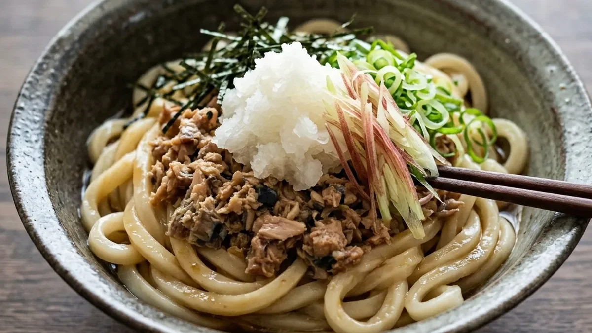 さばのアツアツおろしうどん
