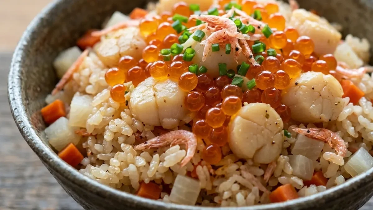 紅白海鮮ご飯