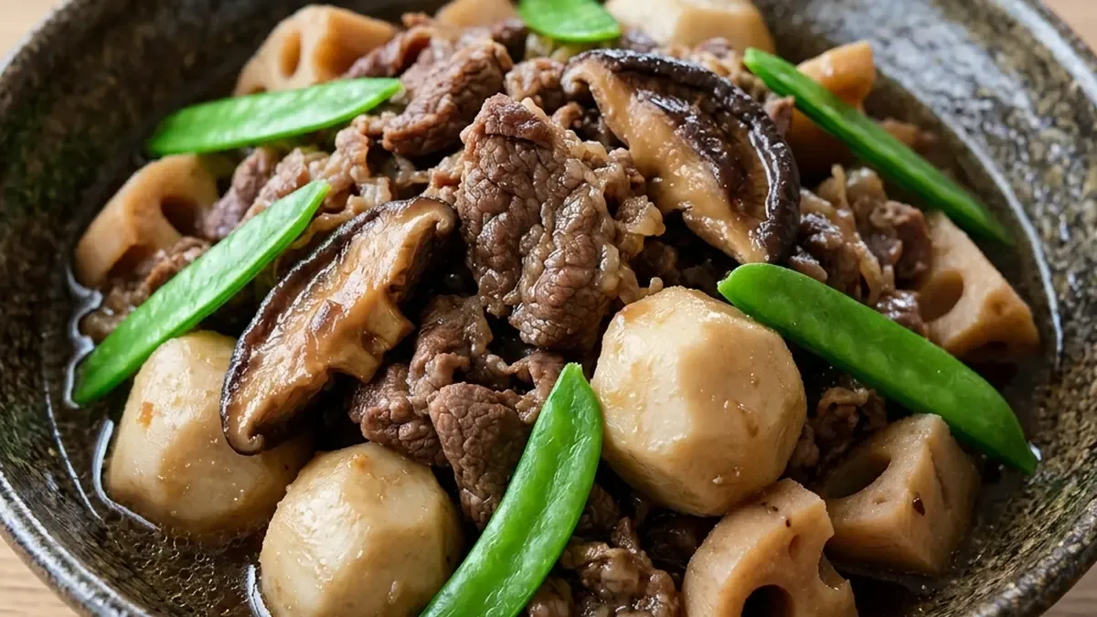 牛肉と根菜の煮物