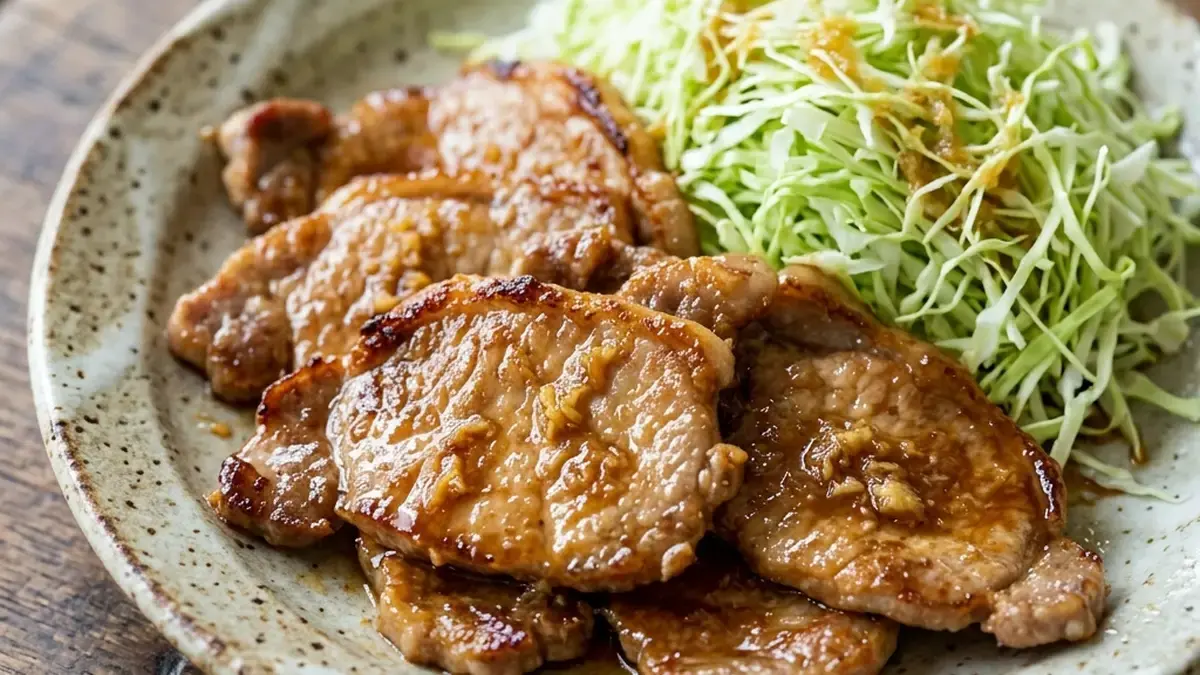 夏の新しょうが焼き