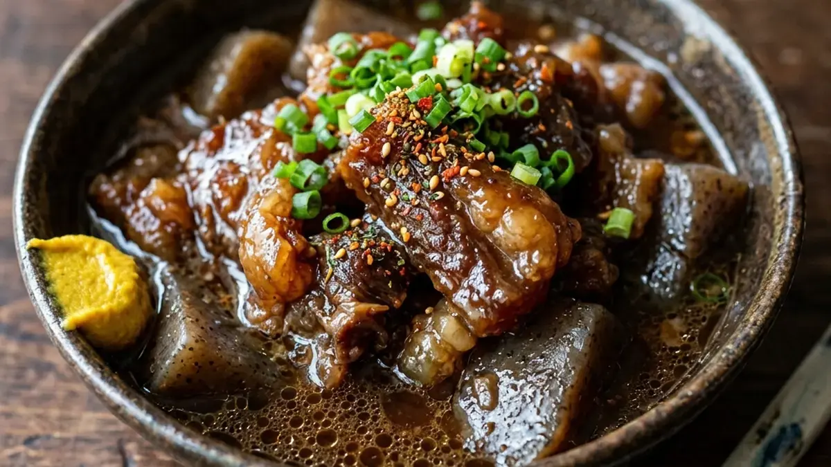 牛すじの煮込み