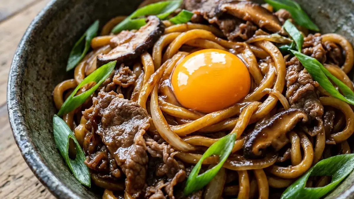 すき焼きうどん
