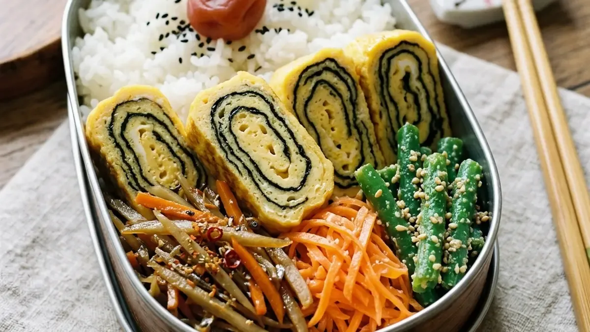 卵焼きのお弁当