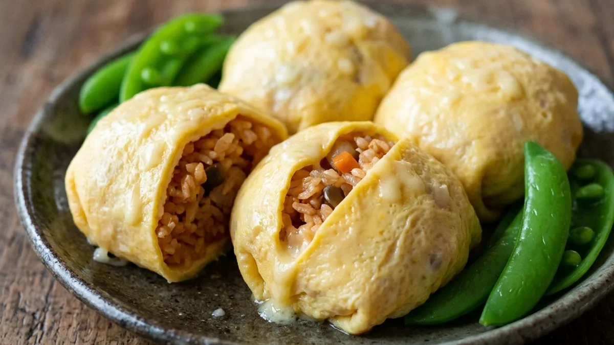 茶巾オムライス
