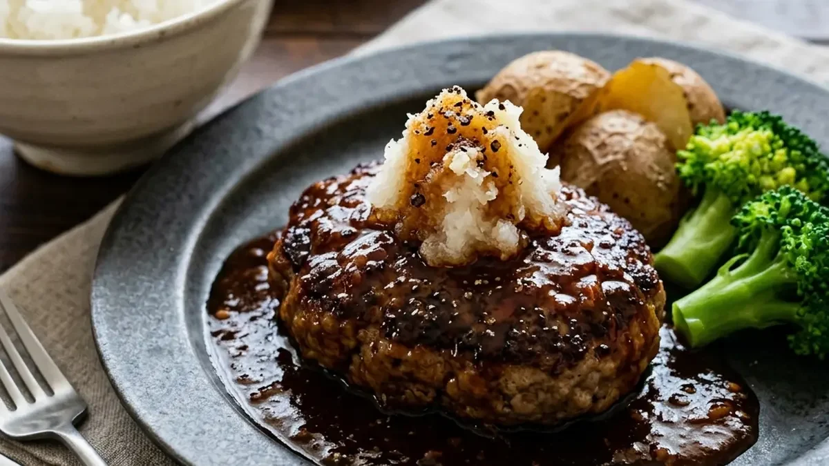 にんにくハンバーグ