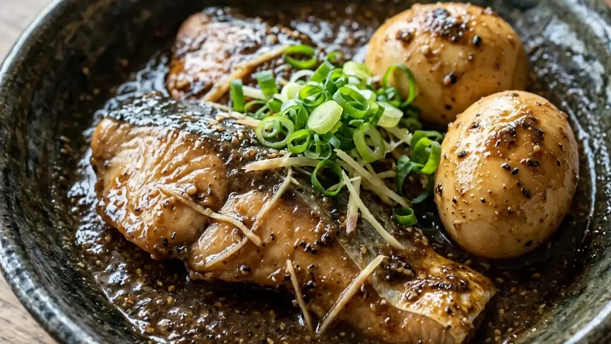 魚のごまみそ煮