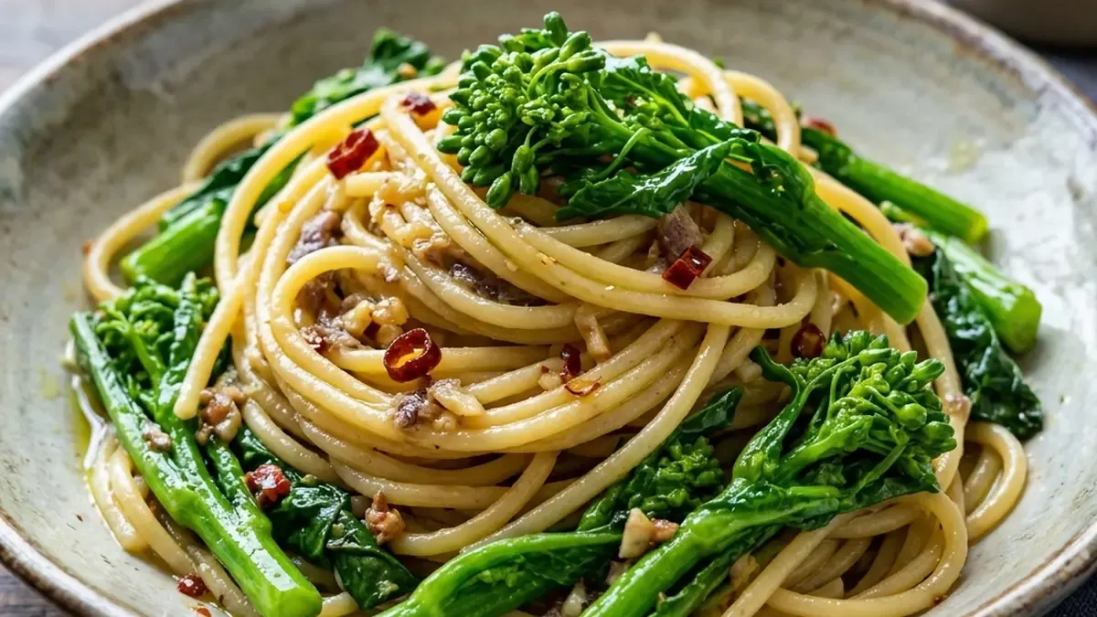 菜の花のパスタ