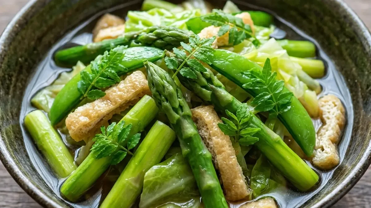 いろいろ野菜と揚げの煮びたし