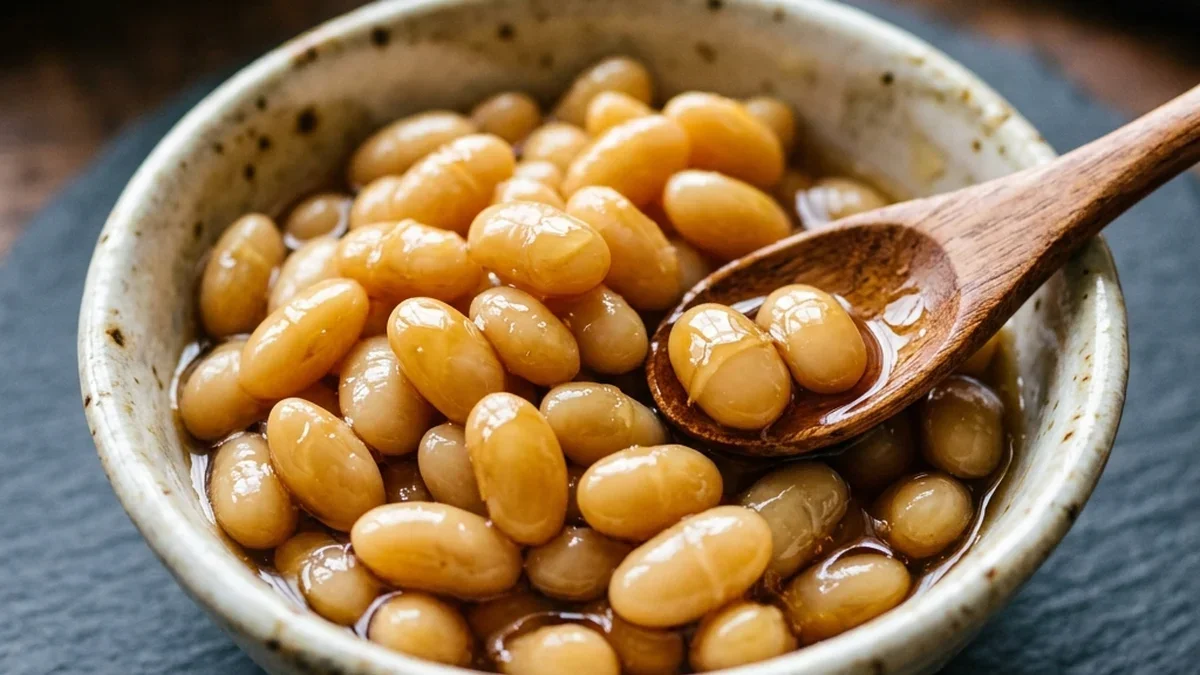 ゆで豆のはちみつ漬け