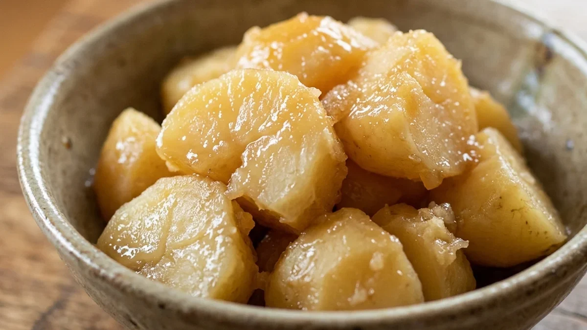 じゃがいものうす甘煮