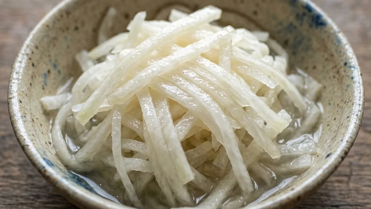 塩もみ大根