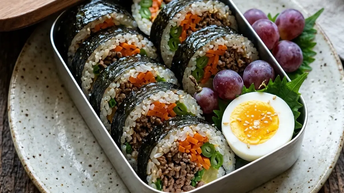 韓国風のり巻き弁当