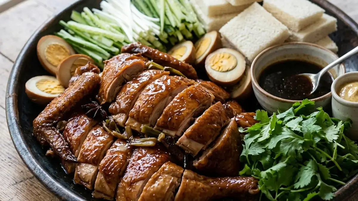 丸鶏の中華風しょうゆ煮～油鶏（ヤオカイ）～