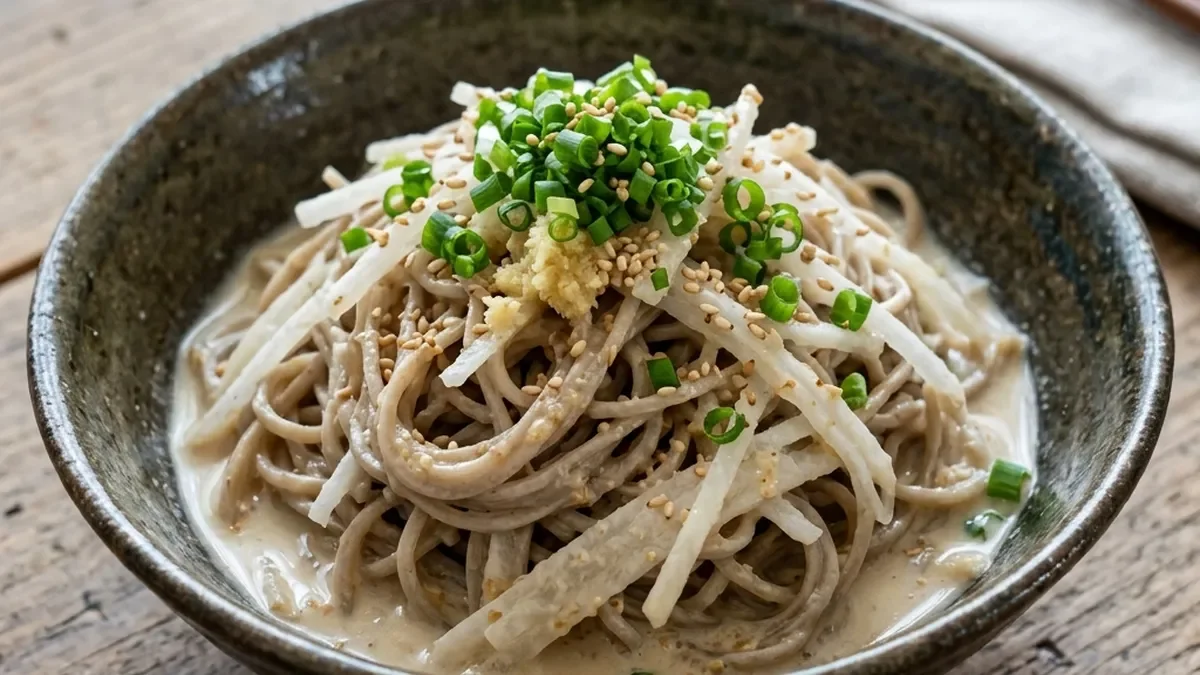 豆乳ごまそば