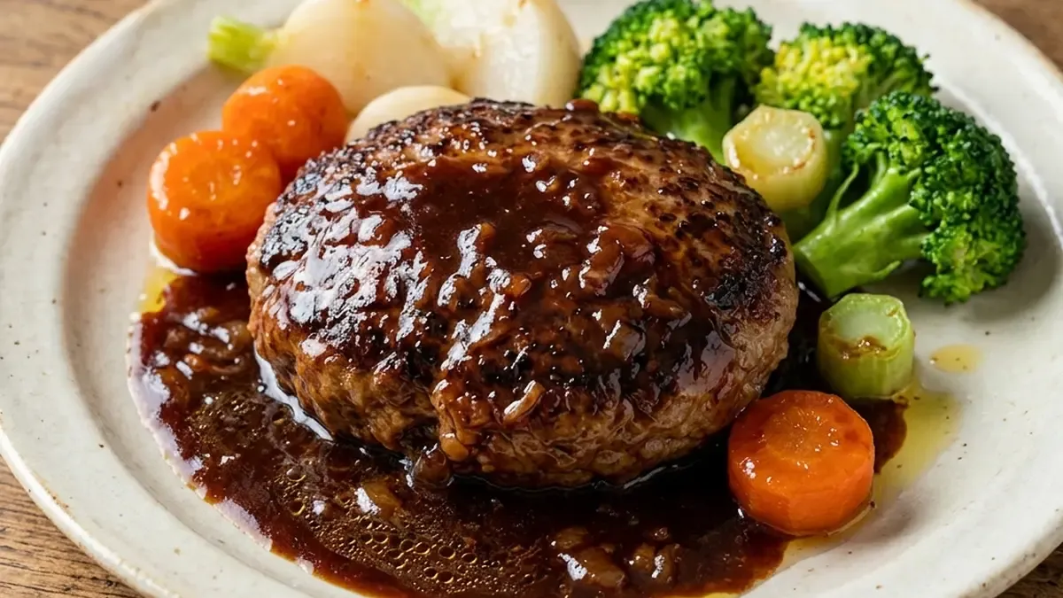 フライパンDEハンバーグ