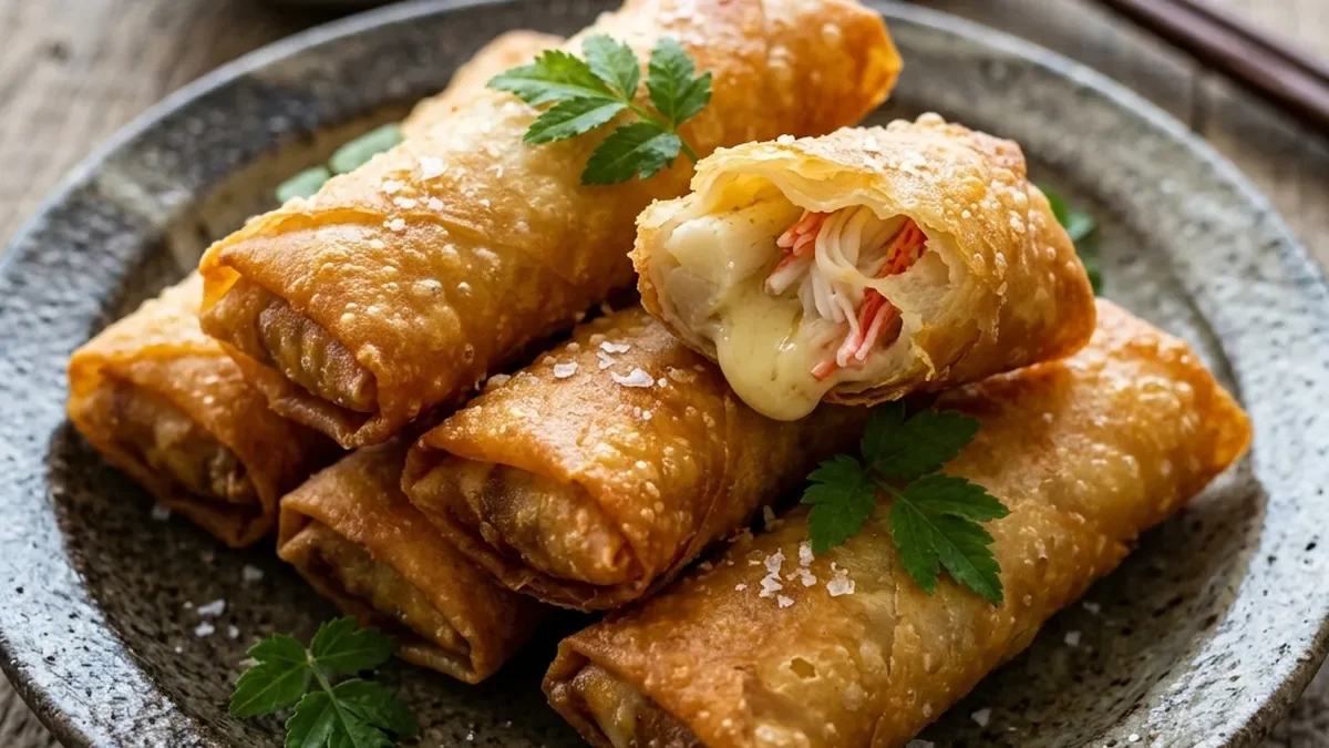 うどとチーズの春巻