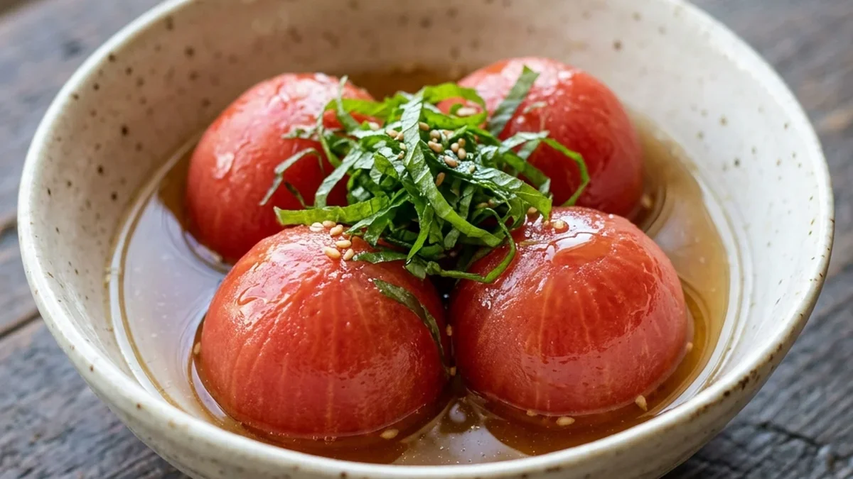 トマトのだしびたし