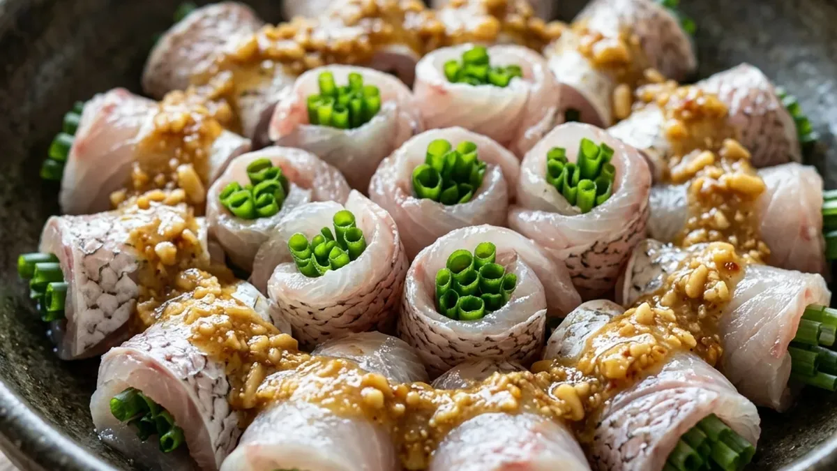 鯛のねぎ巻き