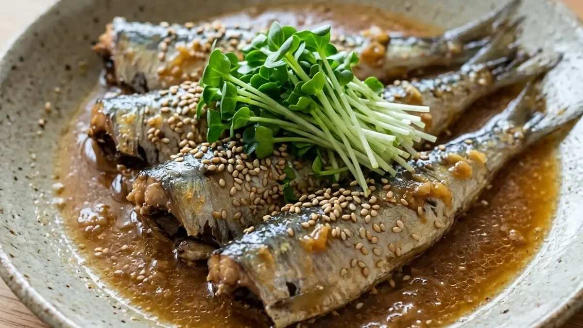 いわしの塩しょうがだれ煮