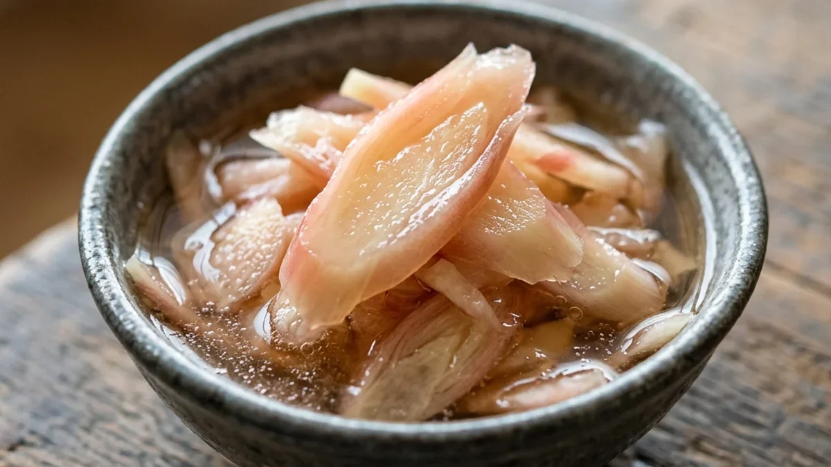 新しょうがの甘酢漬け