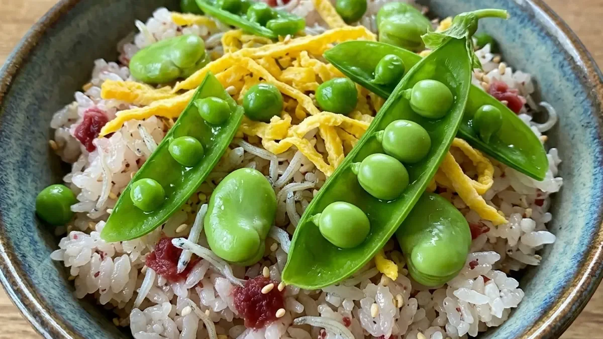春の豆ちらし