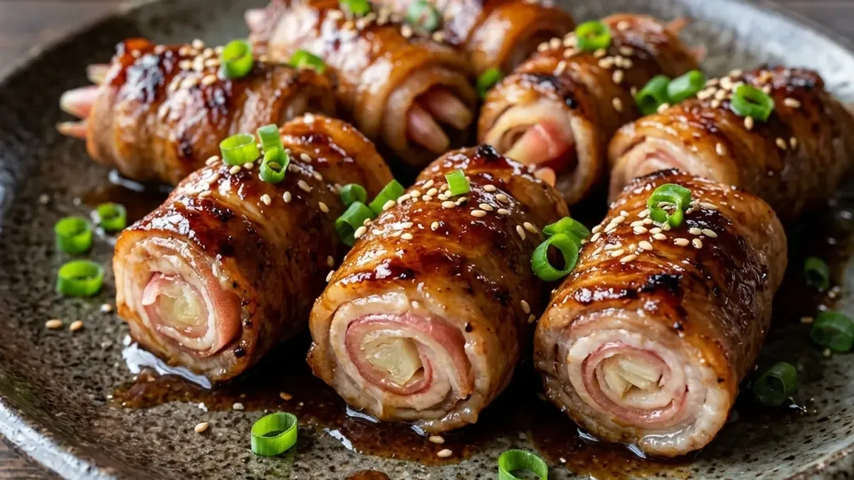 新しょうがの肉巻き