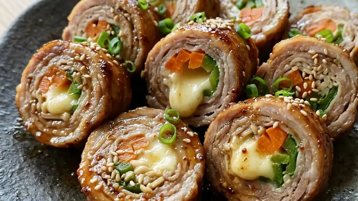 豚肉のチーズロール