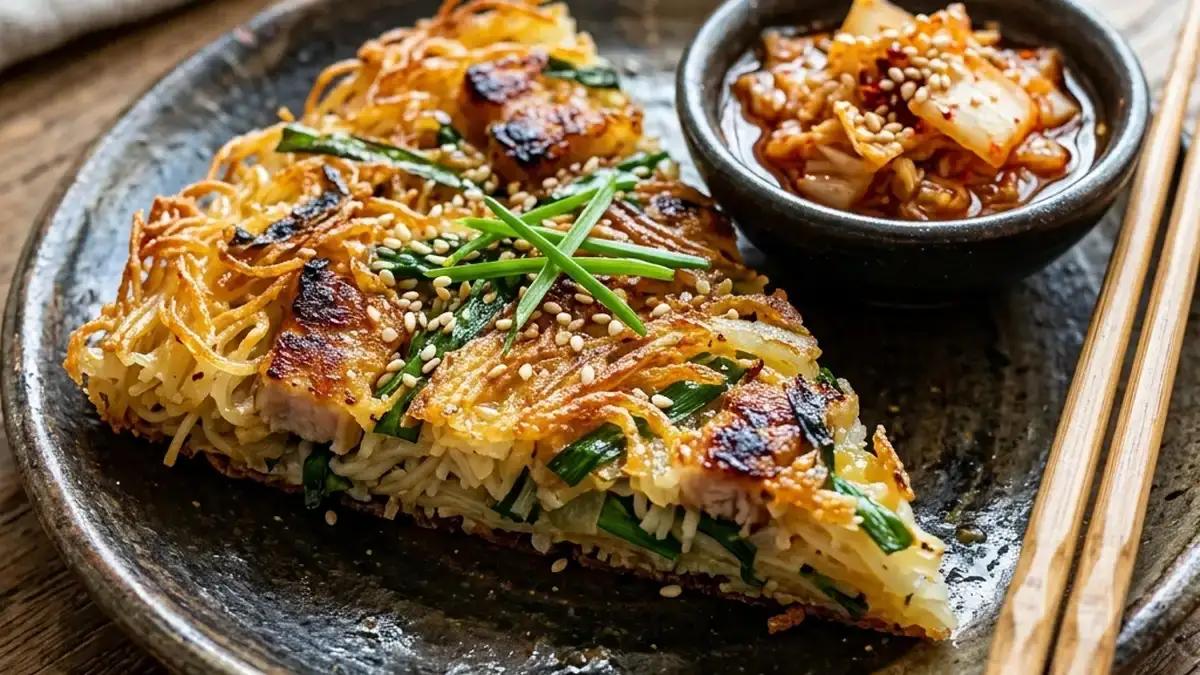 そうめんチヂミ