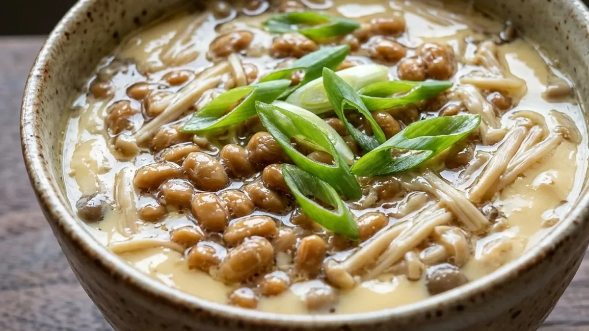どんぶり茶碗（わん）蒸し 納豆＆えのき＆細ねぎ