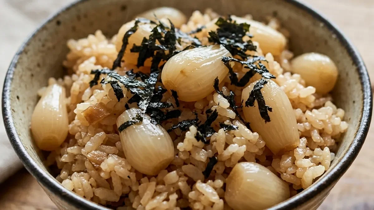 らっきょう炊き込みご飯