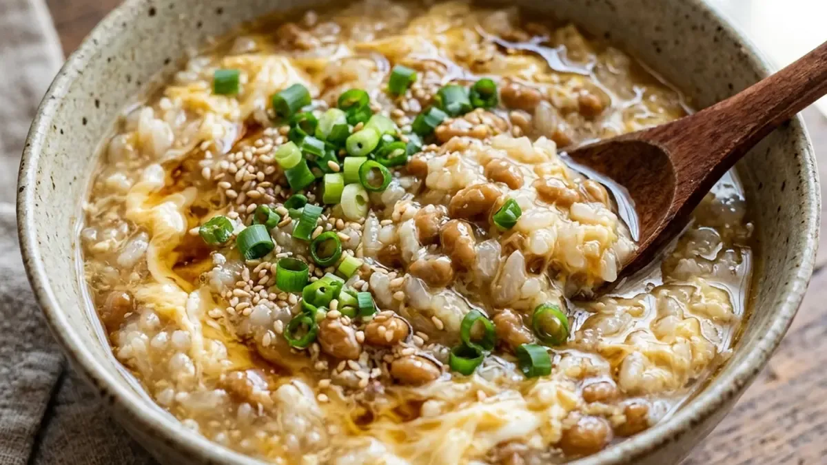 ふわとろ納豆雑炊