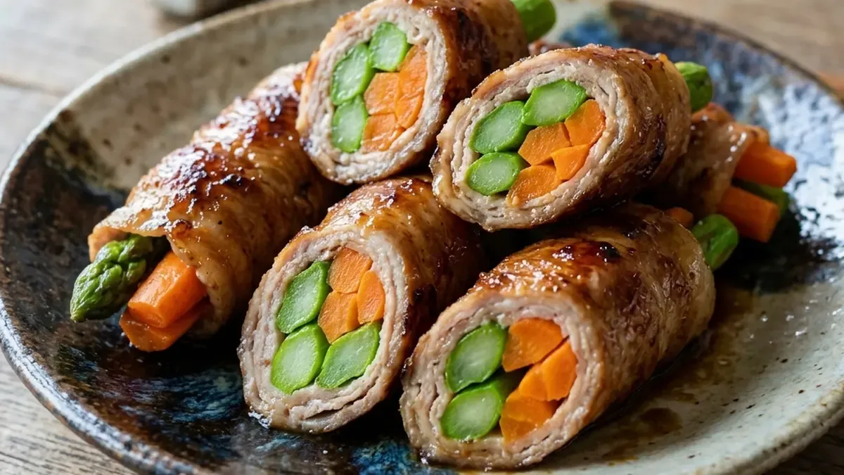春野菜の肉巻き