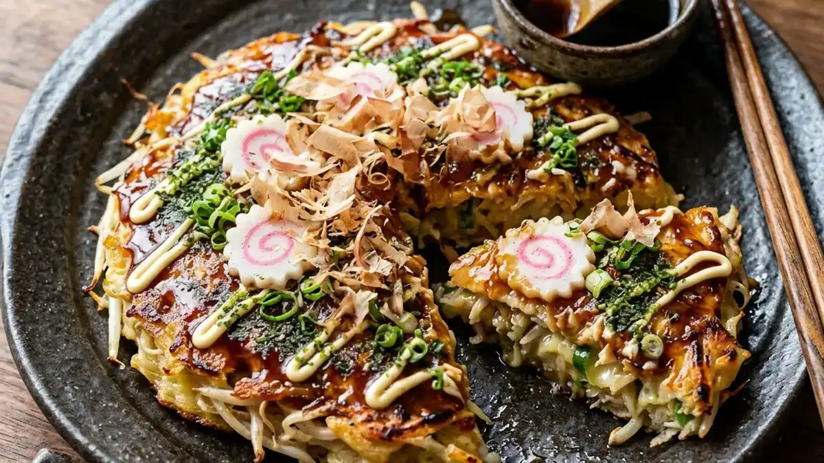 もやしのお好み焼き