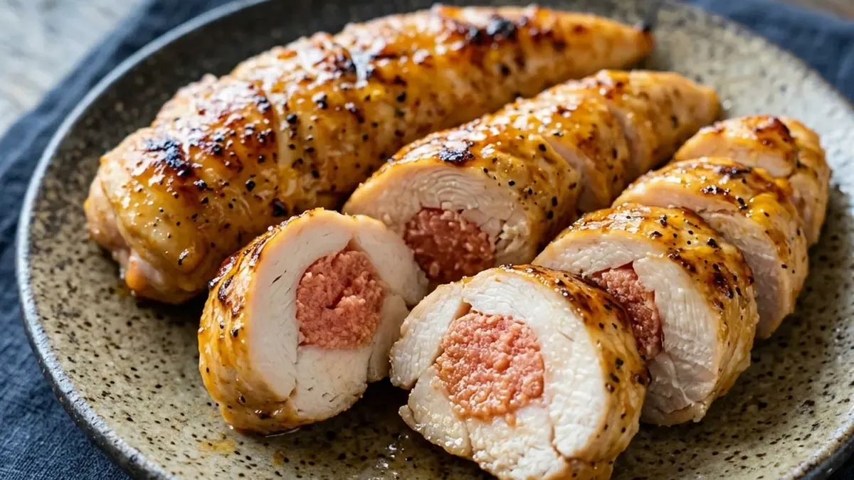ささ身のたらこ焼き