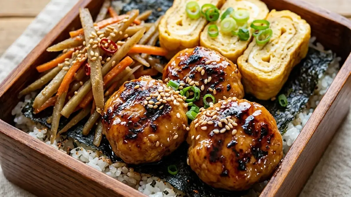 鶏つくねのり弁当