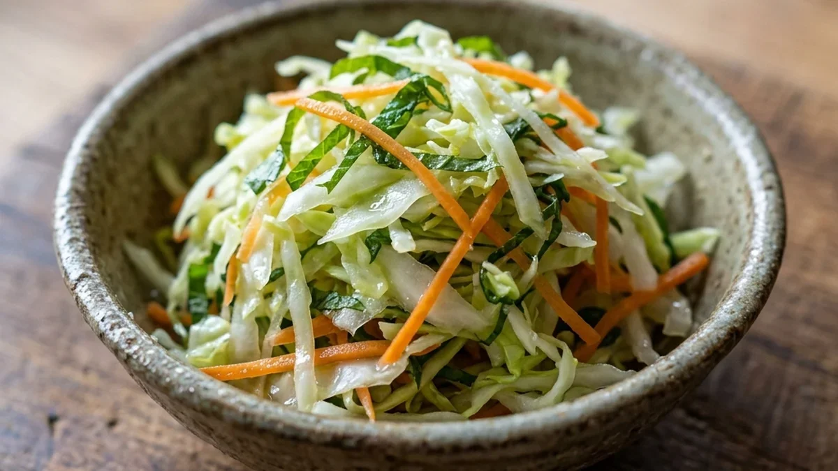 野菜の塩もみ