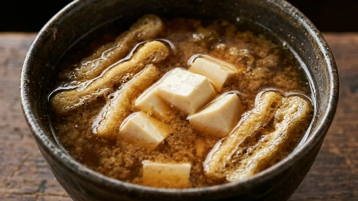 豆腐と油揚げのみそ汁