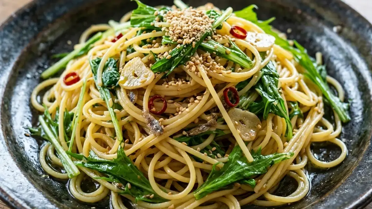 水菜のアーリオ・オーリオ