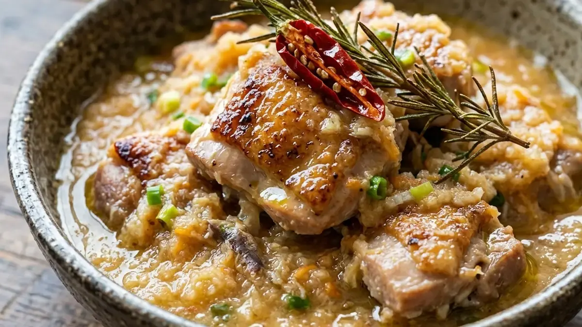 鶏もも肉のイタリアンみぞれ煮