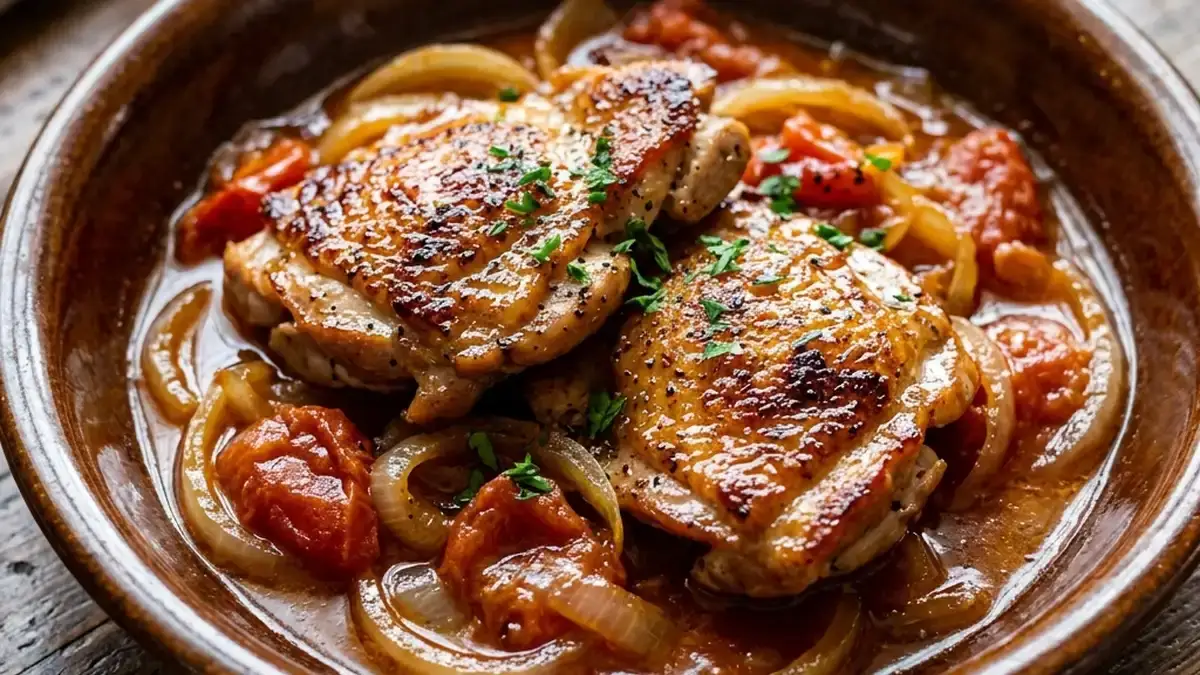 鶏肉のビネガー煮