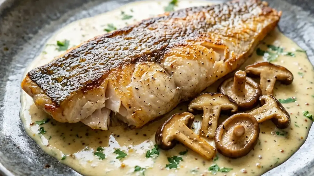魚のムニエル昆布のうまみソース
