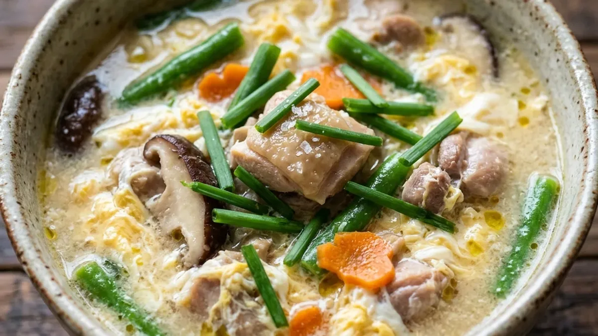 チキンエッグスープ