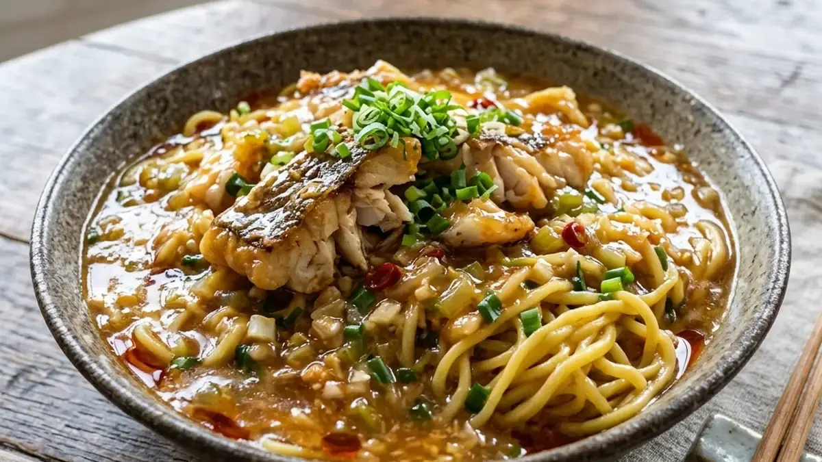 魚のあんかけめん