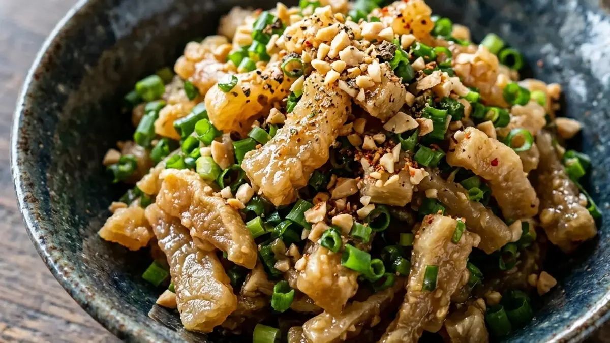 割り干し大根の香味あえ