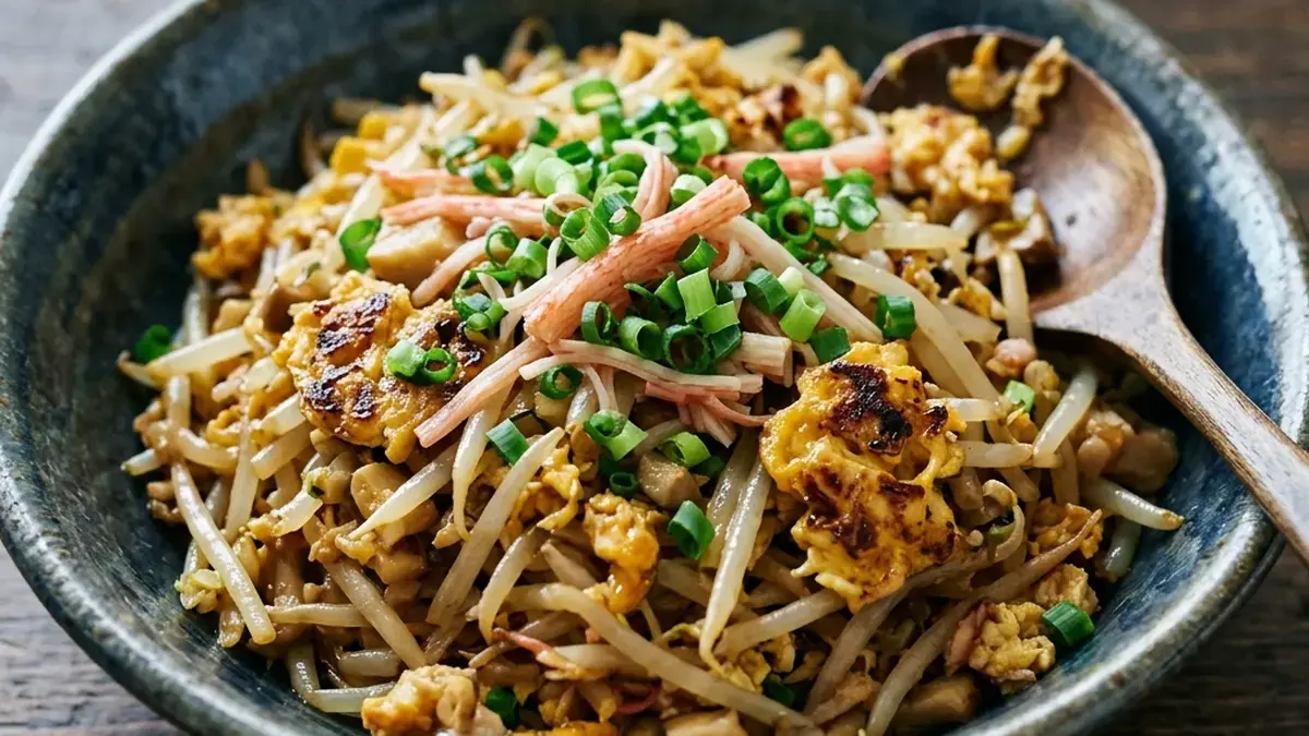 シャキシャキもやしのチャーハン風