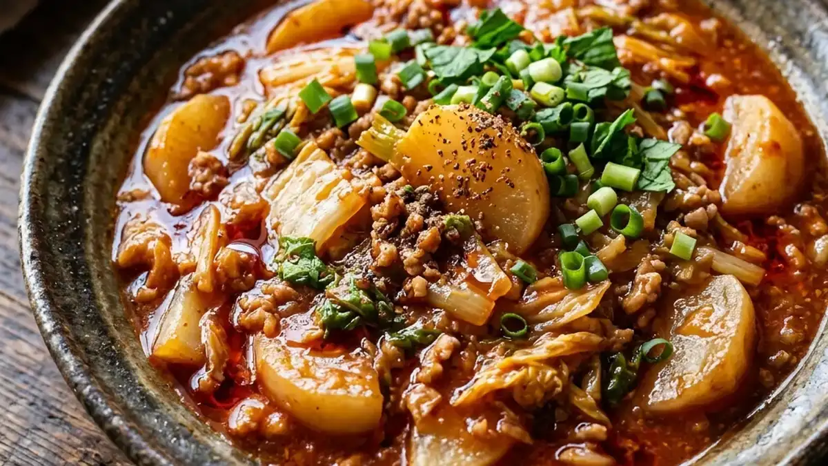 かぶと白菜のマーボー