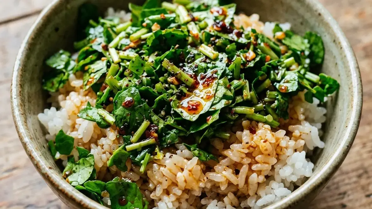 クレソンご飯