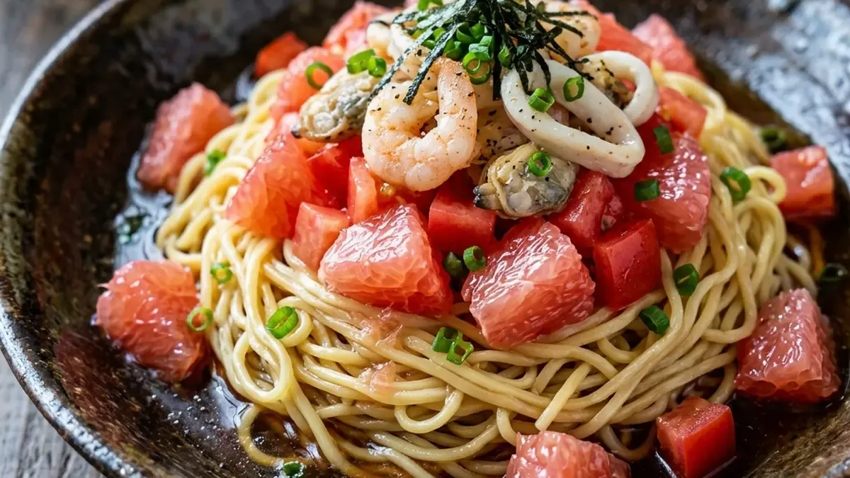 冷やし中華グレープフルーツ風味