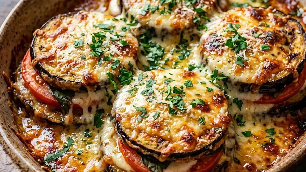 なすとチーズのオーブン焼き