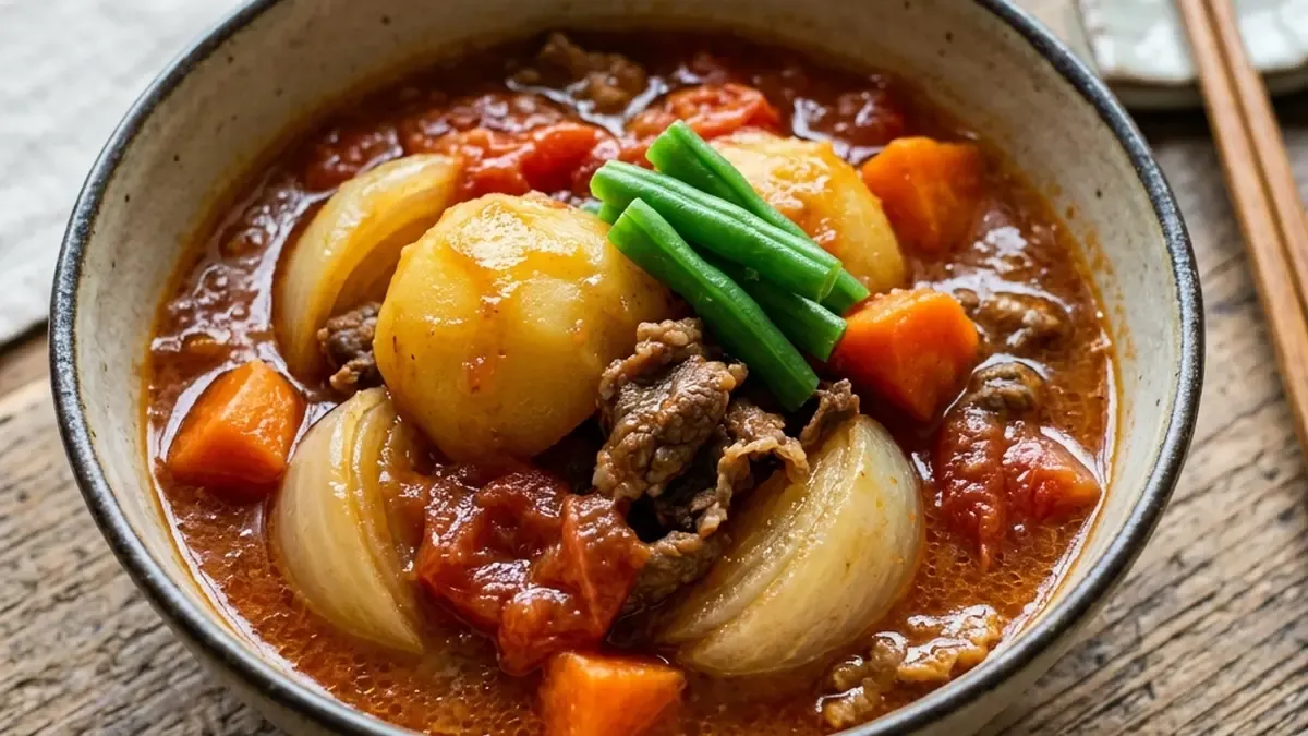 トマト肉じゃが